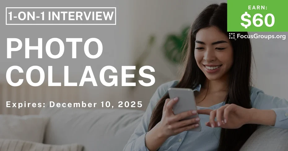 Research Study on Photo Collages - $60 - $60 - 12/04/2025