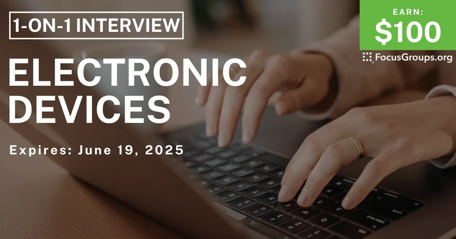 Research Study in Vancouver on Electronic Devices