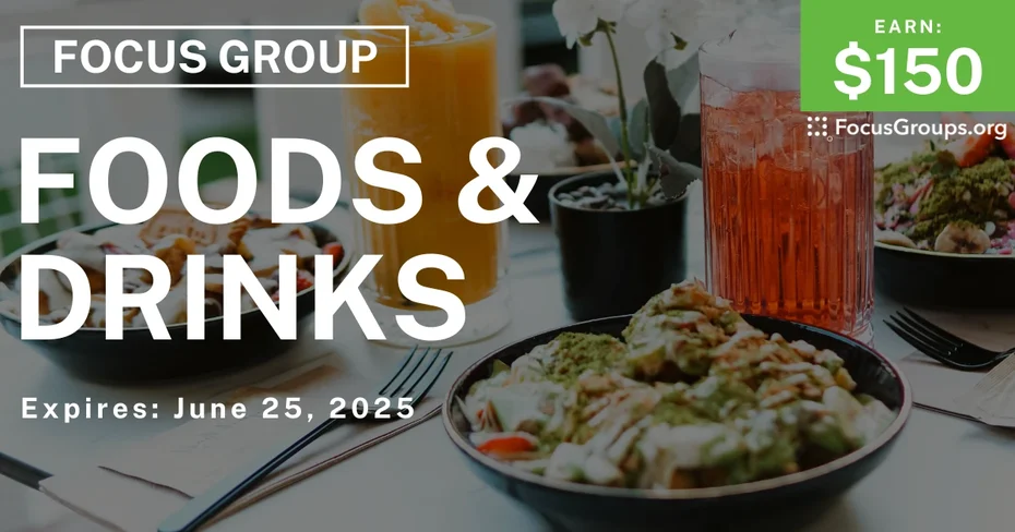 Focus Group in Dallas on Foods & Drinks