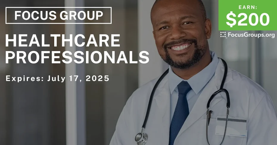 Focus Group for Healthcare Professionals