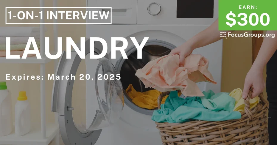 Research Study in New Jersey on Laundry