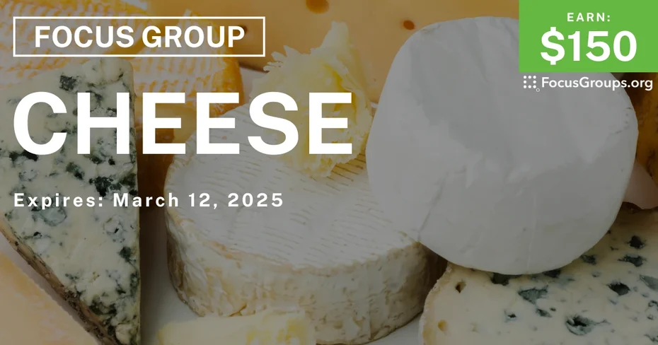 Focus Group in NYC on Cheese