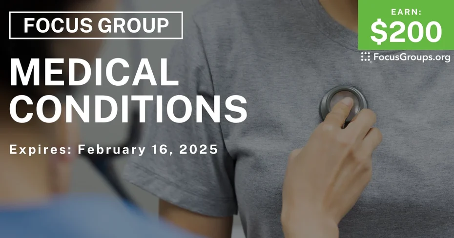 Focus Group in Raleigh on Medical Conditions