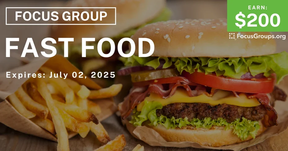 Focus Group on Fast Food