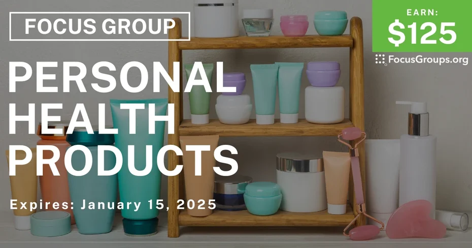 Focus Group for Women on Personal Health Products