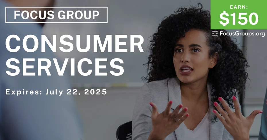 Focus Group in Seattle on Consumer Services