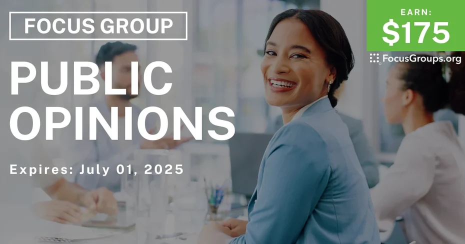 Focus Group in Seattle on Public Opinions