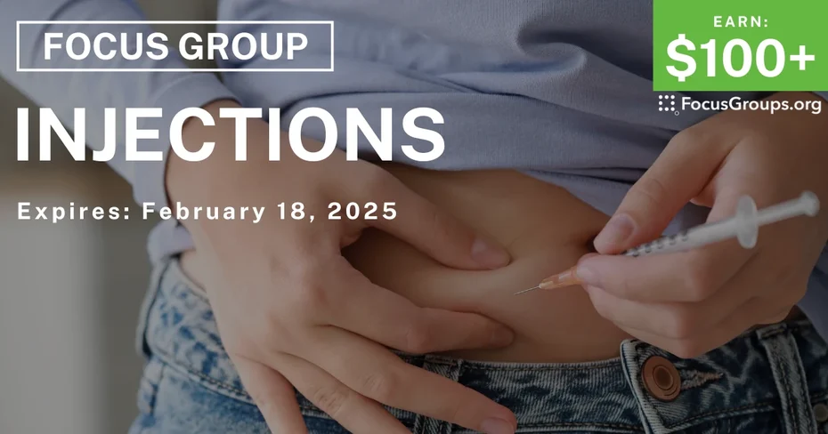 Focus Group in Raleigh on Injections