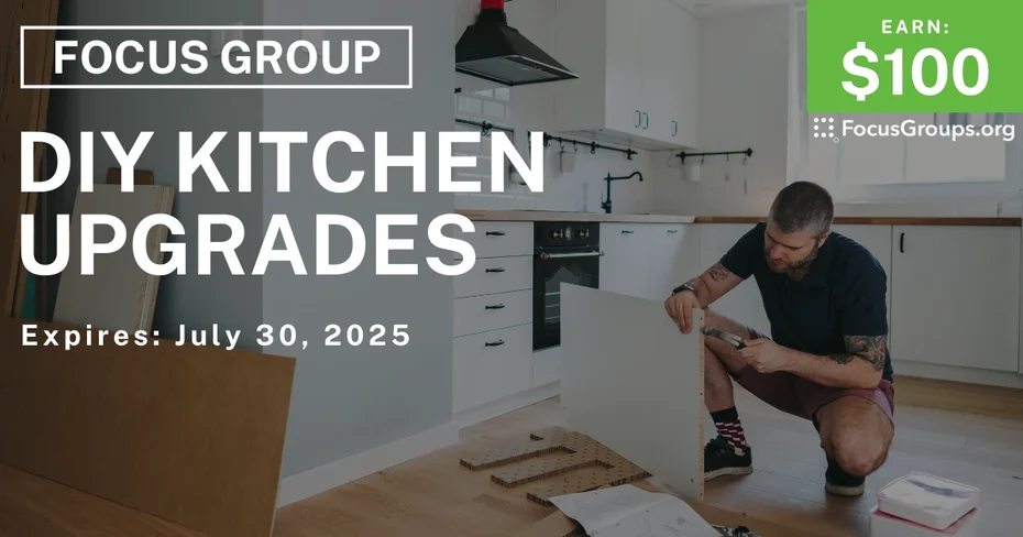 Focus Group in Chicago on DIY Kitchen Upgrades