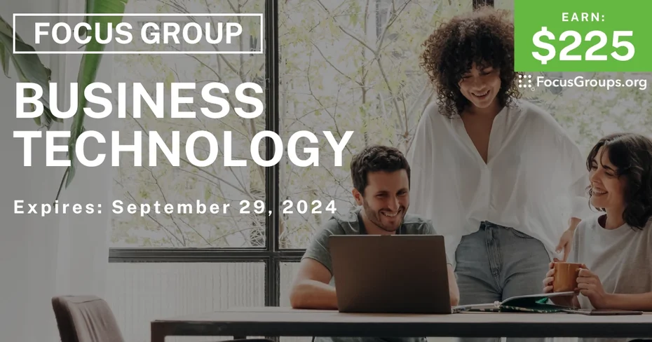 Focus Group for Professionals on Business Technology