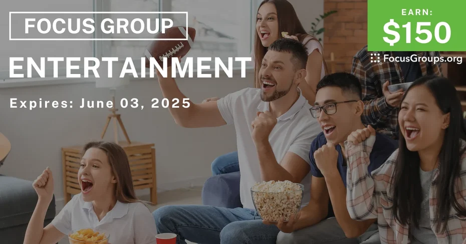Focus Group in NYC on Entertainment
