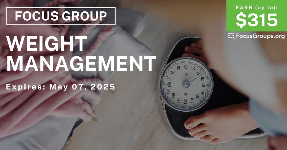 Focus Group in Raleigh & Cincinnati on Weight Management
