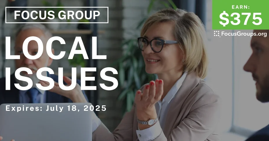 Focus Group in Modesto on Local Issues