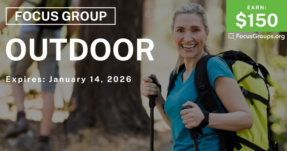 Boston Outdoor Research Study - $150 - $150 - 12/22/2025