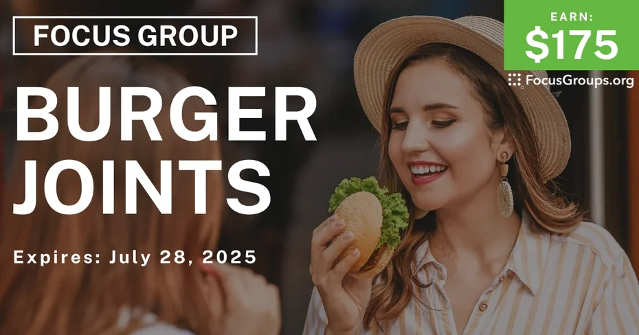 Focus Group in Phoenix on Burger Joints