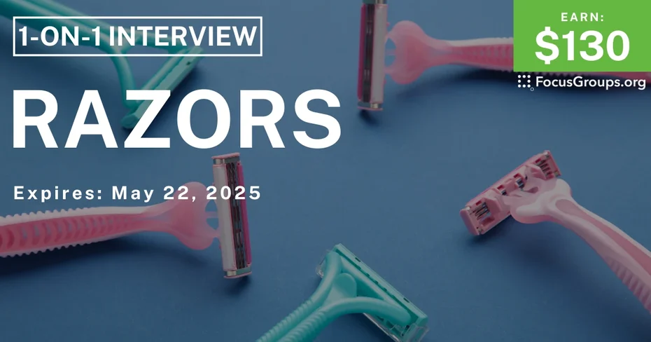 Research Study for Women in Boston on Razors