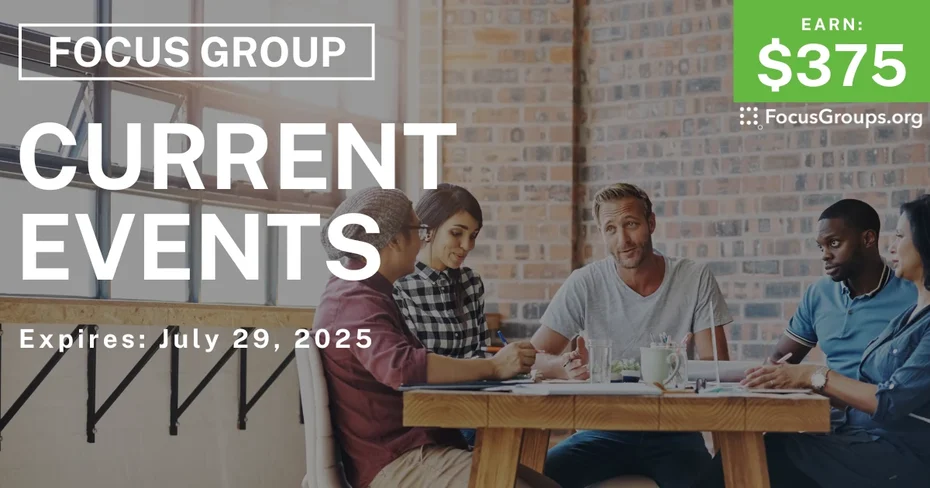 Focus Group in Boston on Current Events