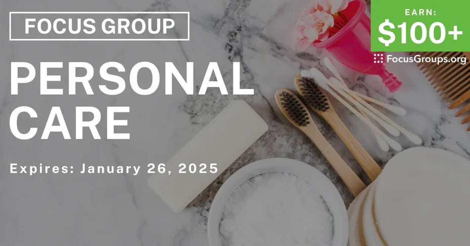 Focus Group on Personal Care