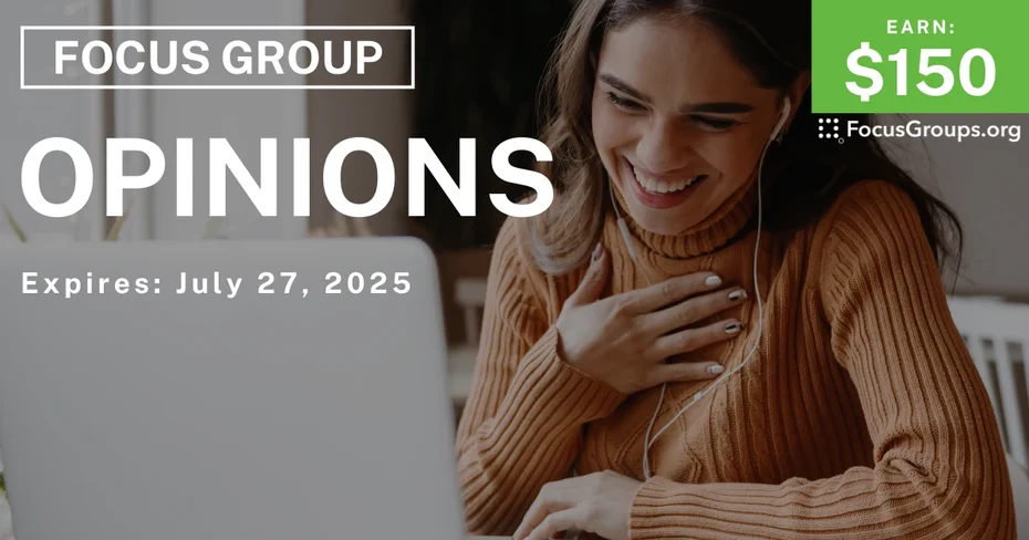 Focus Group for Hispanics & Latinos on Opinions