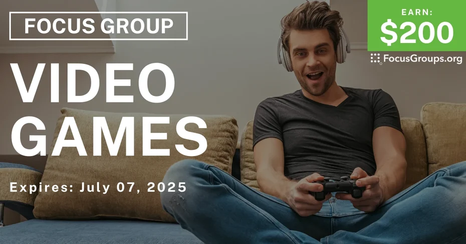 Focus Group in Chicago on Video Games