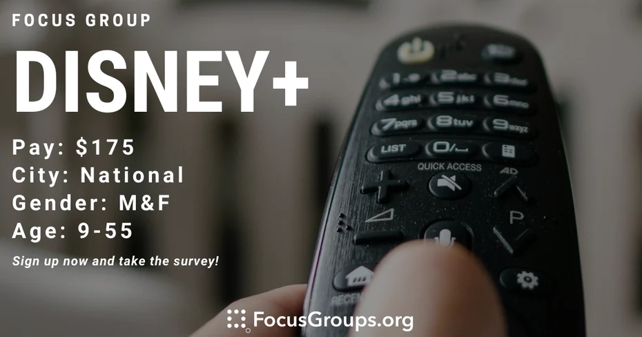 Focus Group on Disney+