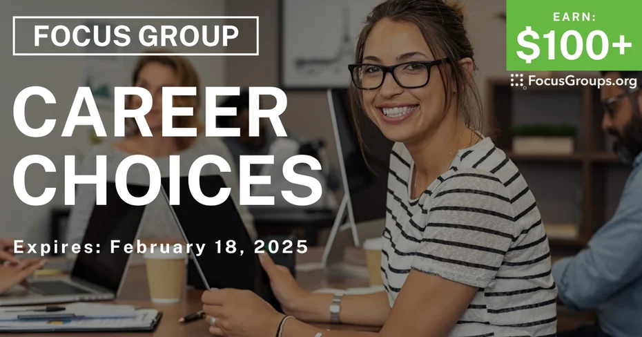 Focus Group for Young Adults on Career Choices