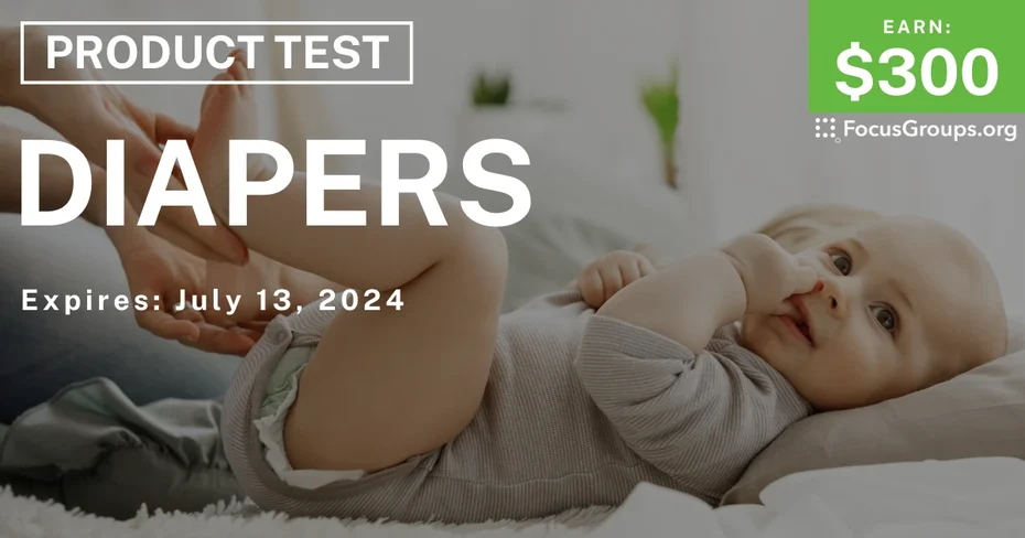 Product Test for Parents on Diapers