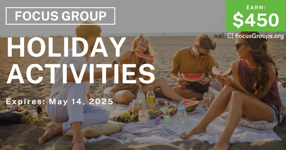 Focus Group on Holiday Activities