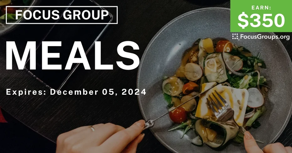 Focus Group in Dallas on Meals