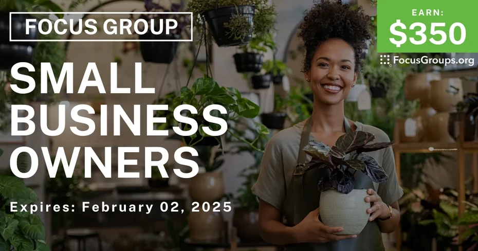 Focus Group for Small Business Owners