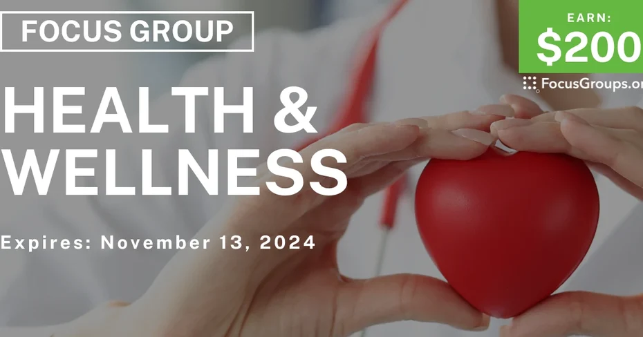 Focus Group in NYC on Health & Wellness