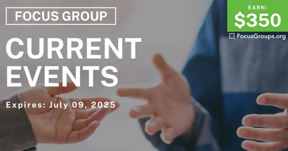 Focus Group in NYC on Current Events