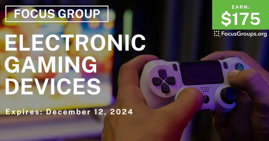 Focus Group on Electronic Gaming Devices