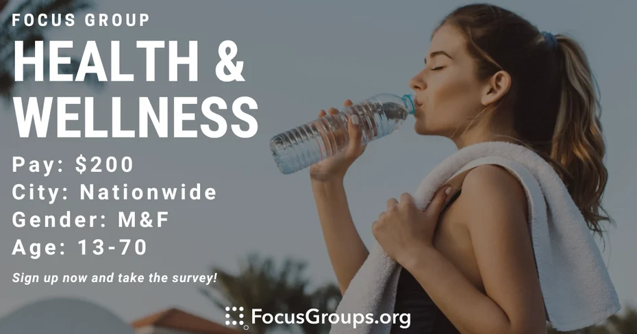 Focus Group on Health & Wellness