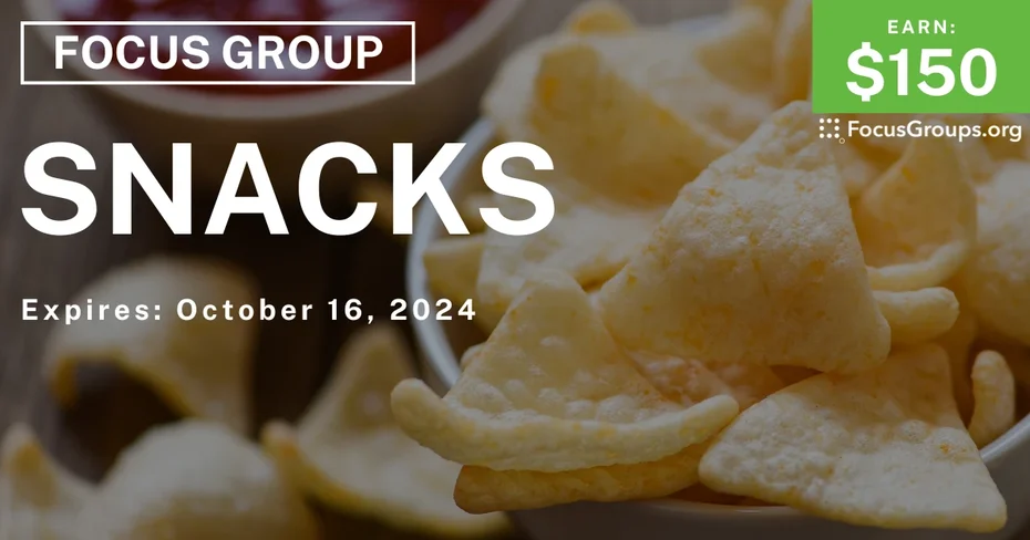 Focus Group in Dallas on Snacks