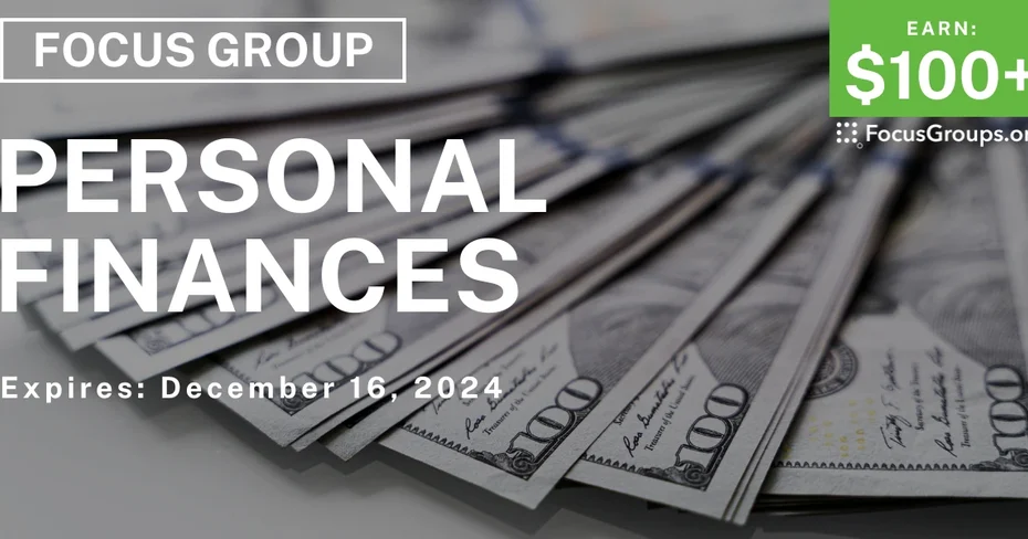 Focus Group on Personal Finances