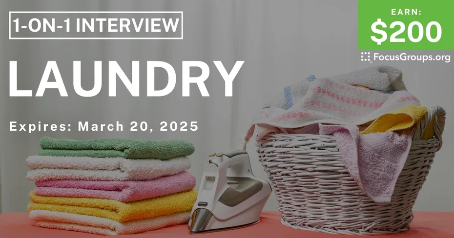 Research Study in Cincinnati on Laundry