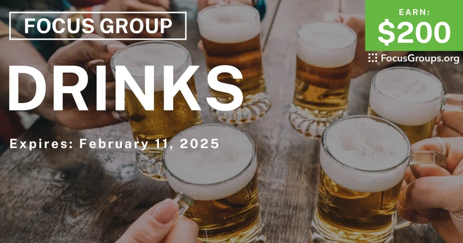 Focus Group in Chicago on Drinks