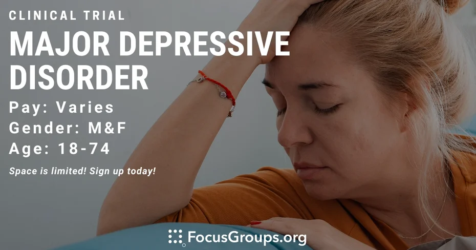Clinical Trial on Major Depressive Disorder