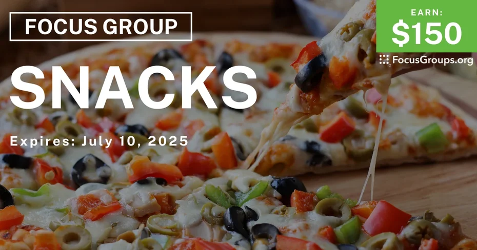 Focus Group in Orange County on Snacks