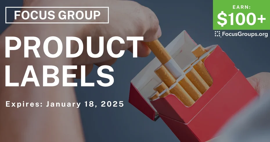 Focus Group in Columbus on Product Labels