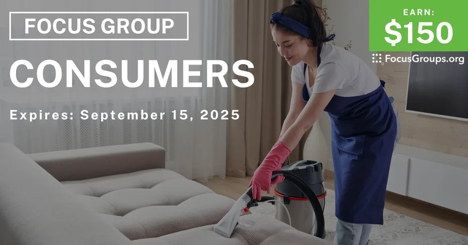 Focus Group in Boston for Consumers - $150