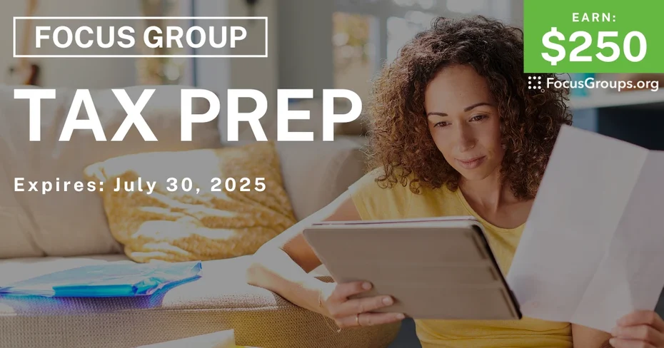 Focus Group on Tax Prep