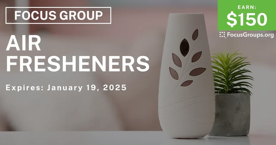 Focus Group for Women in Tampa on Air Fresheners